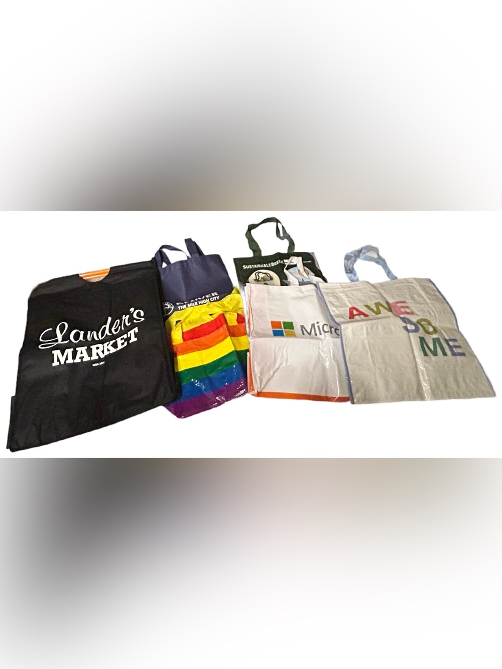 Bundle of reusable bags